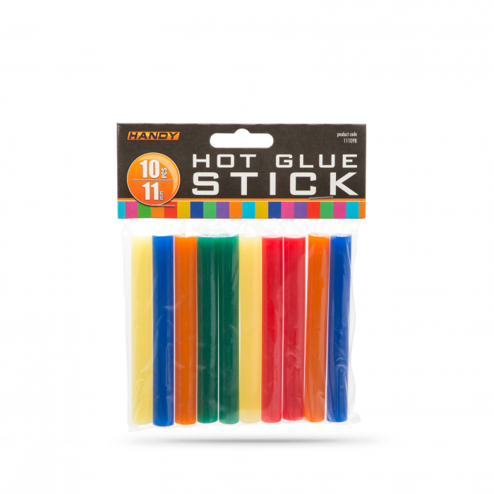 Set batoane termoadeziva - 11 mm - colorate, 10 bucati pachet [2]