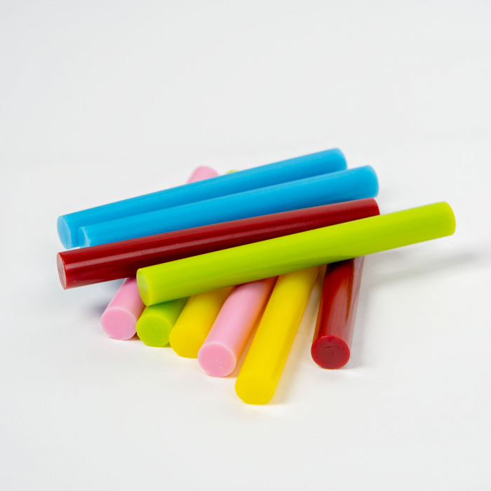 Baton termoadeziv - 11 x 100 mm - culoarat macaron- 10 buc/pachet [1]