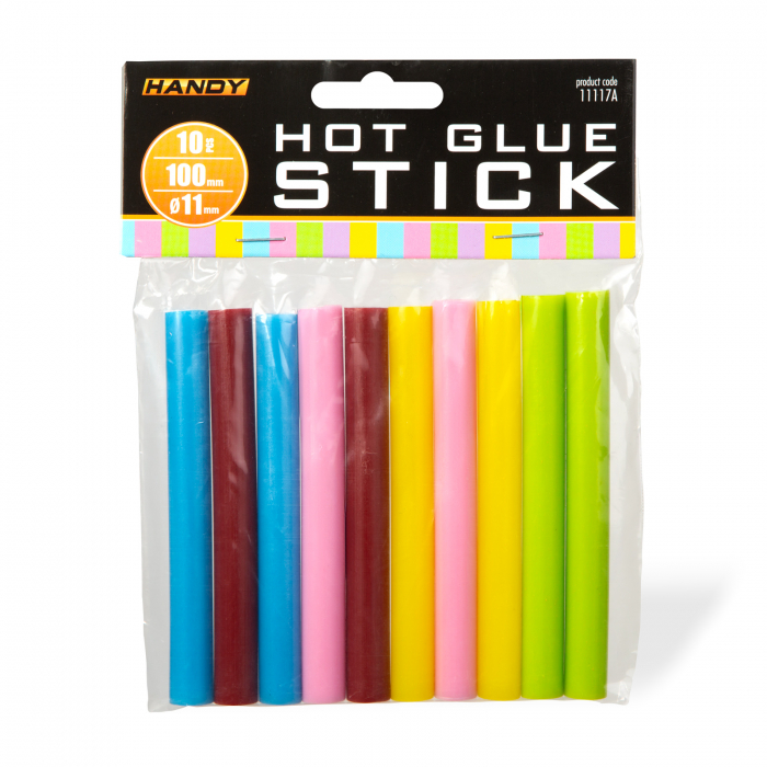 Baton termoadeziv - 11 x 100 mm - culoarat macaron- 10 buc/pachet [2]