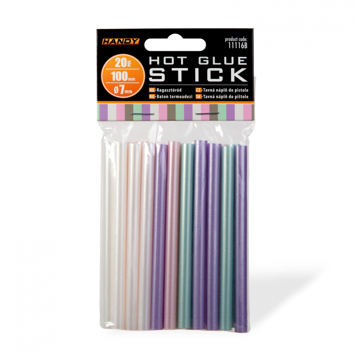 Baton termoadeziv -7 x 100 mm - coloare sidefată - 10 buc/pachet [2]