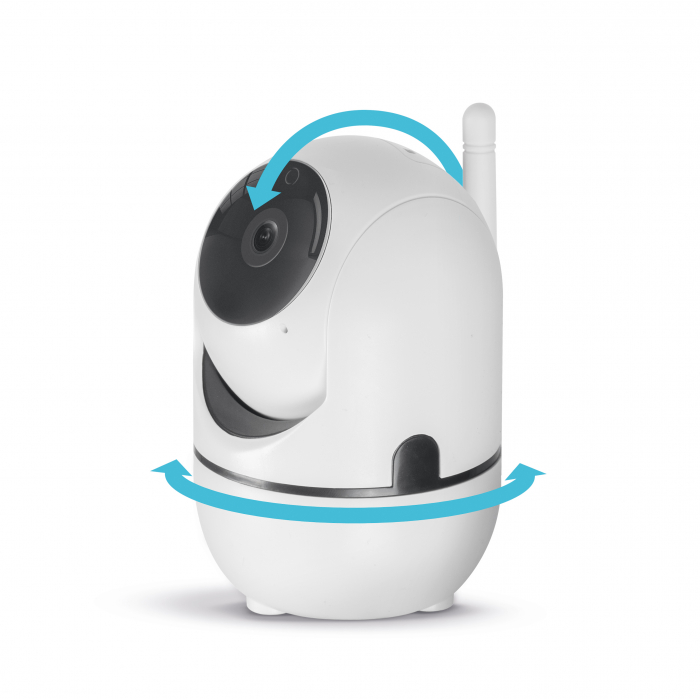 Baby video monitor - camera supraveghere Smart - WiFi - 1080p - pivotanta 360°, detectie miscare [2]