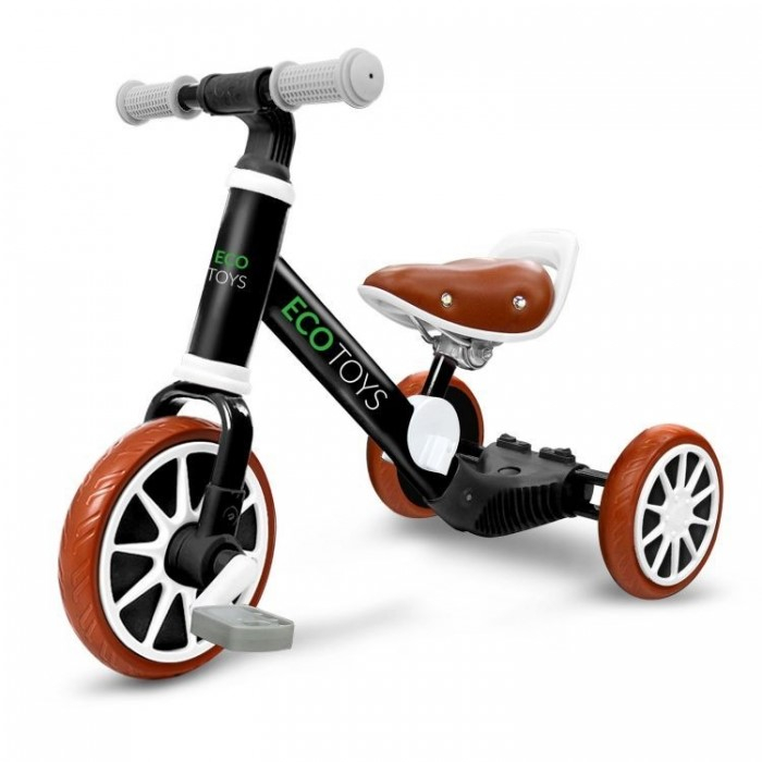 Bicicleta de echilibru 3 in 1 cu pedale pentru copii Ecotoys LC-V1322 - Negru [3]