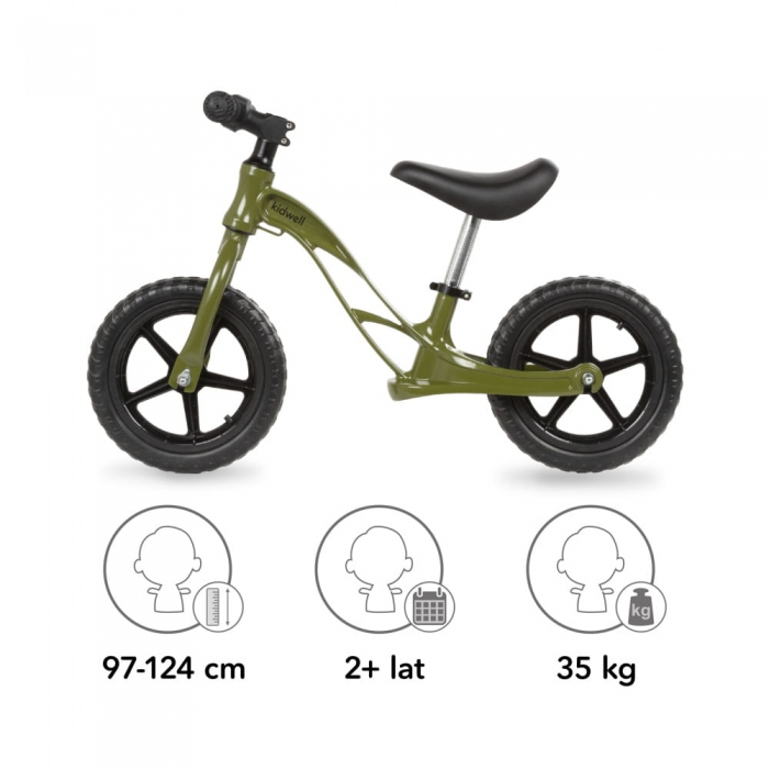 Bicicleta fara pedale cu cadru din magneziu Kidwell Rocky Khaki [4]