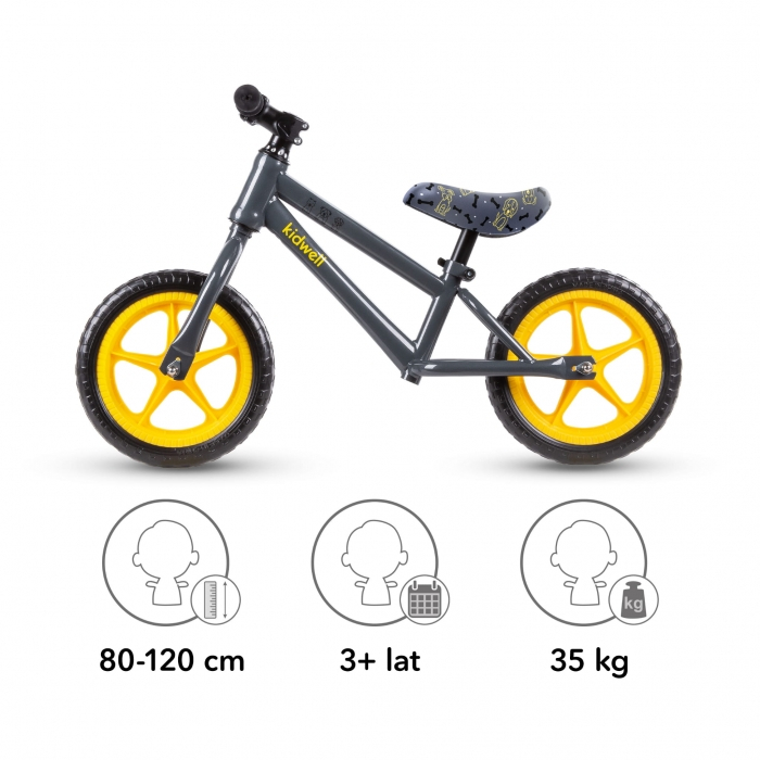 Bicicleta fara pedale cu roti din spuma EVA Kidwell MUNDO - Dogs [5]