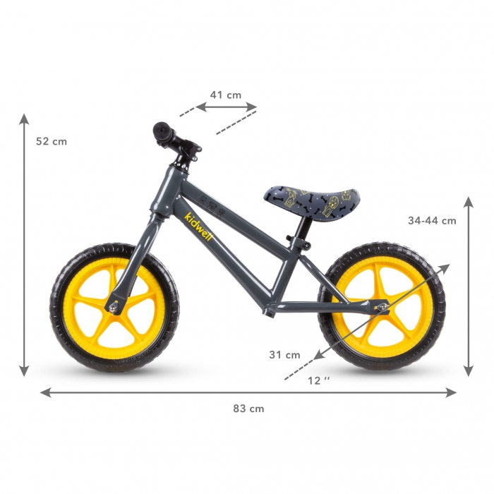 Bicicleta fara pedale cu roti din spuma EVA Kidwell MUNDO - Dogs [6]