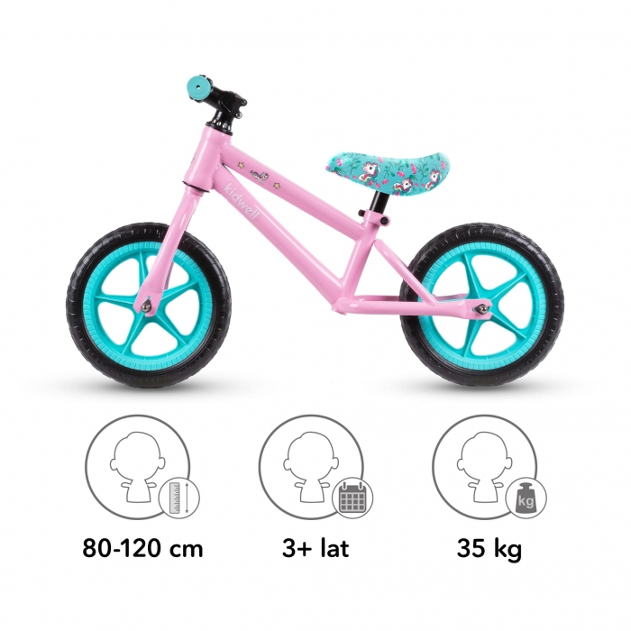 Bicicleta fara pedale cu roti din spuma EVA Kidwell MUNDO - Unicorn [5]