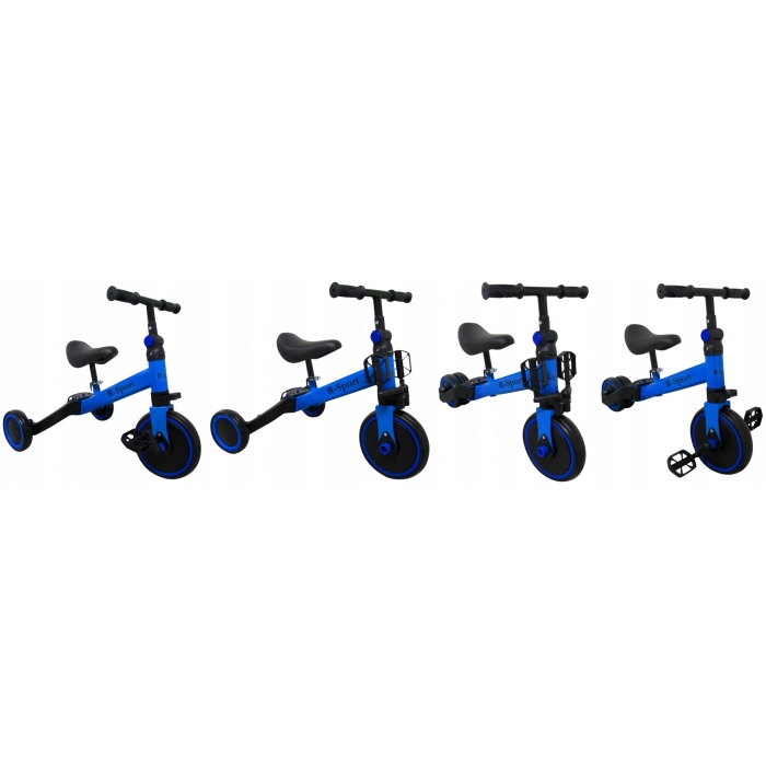 Bicicleta multifunctionala 4 in 1 cu pedale detasabile P8 R-Sport - Albastru [3]