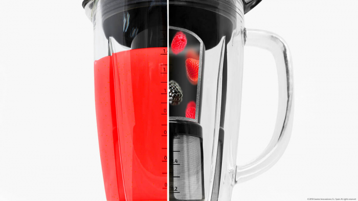 Blender Cecotec Power Black Titanium 1800, 1800 W, Zdrobire gheata, Bol sticla, Filtru pentru sucuri, 22000-rpm [6]
