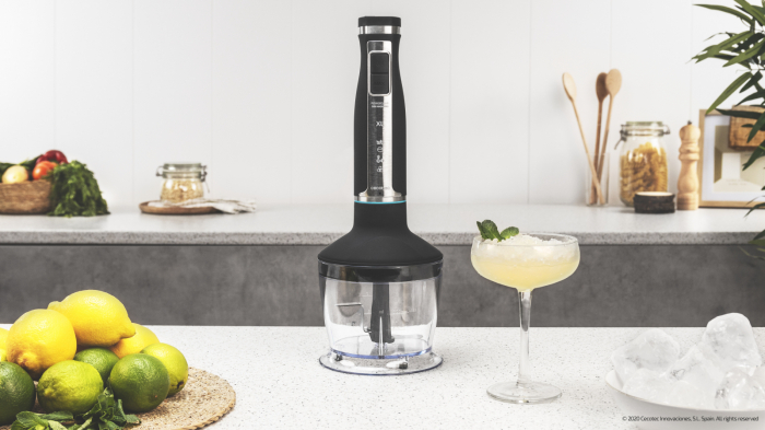 Blender de mana Cecotec PowerGear 1500 XL Mash Pro, 1500 W, 21 de viteze plus turbo, Lame cu titan, Accesorii incluse [6]