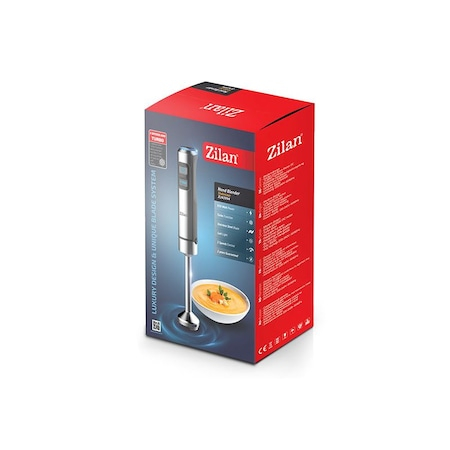 Blender-mixer vertical ZLN3994, 850W, 2 viteze, functie turbo, inox - Zilan [3]