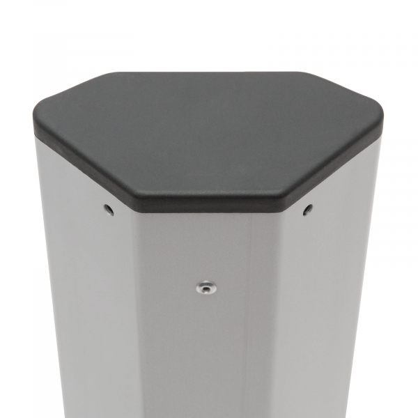 Bloc multiprize incorprabil, de colţ, rabatabil + 2x USB, 2,1A, cablu 1.5 m - argintiu metalic [5]