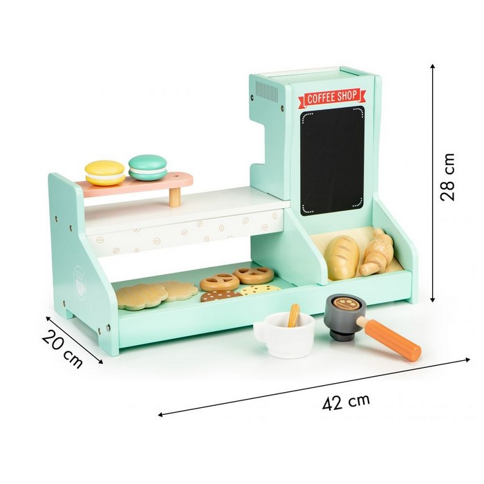 Bucatarie de lemn, coffee shop Ecotoys 4442 [4]