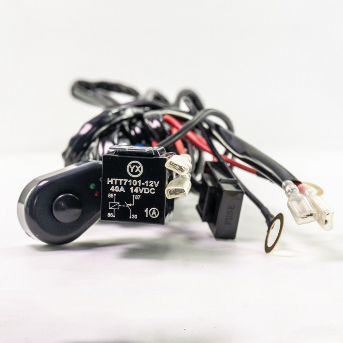 Cablu cu releu pentru Led Bar sau Proiector Led - două ieșiri, 12-24V [2]