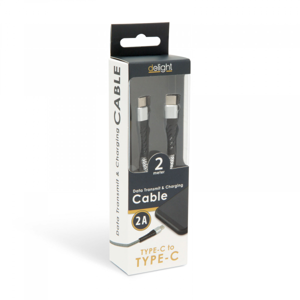 Cablu de date - Type-C - Type-C, alb - 2 m [3]