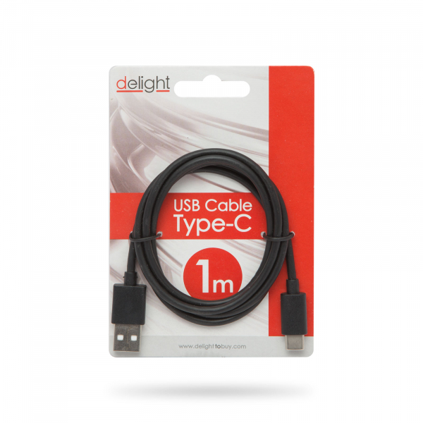Cablu de date - USB Tip-C - negru - 1m [2]