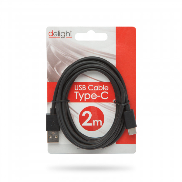 Cablu de date - USB Tip-C - negru - 2m [2]