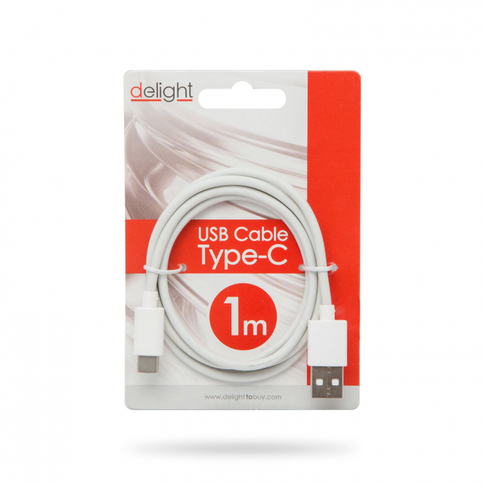 Cablu de date - USB Type-C - alb - 1 m [2]