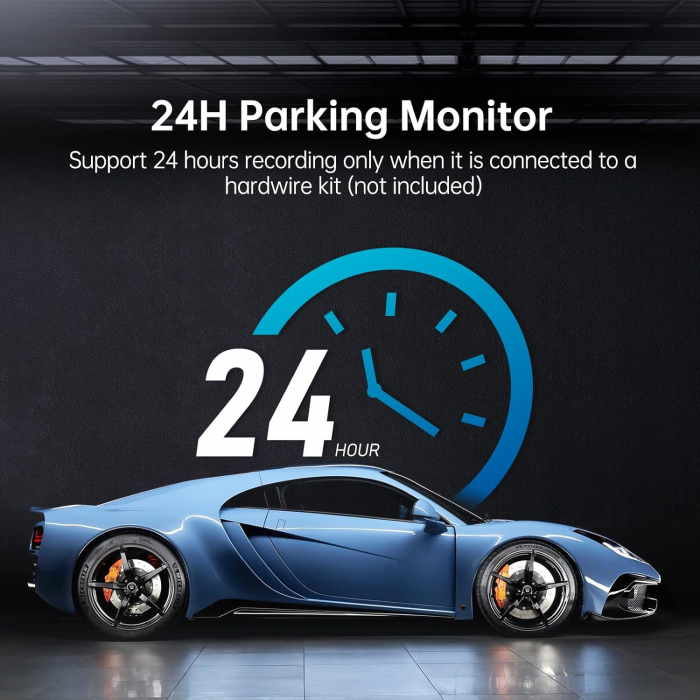 Camera auto DVR AZDOME M330, Wifi, 1080P FHD, WiFi, Unghi 170  , G-Sensor, Loop Recording, Parking Monitor, Super Night Vision [6]