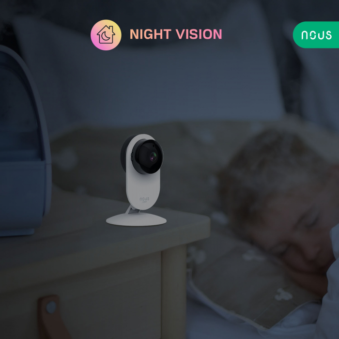 Camera de supraveghere IP WIFI NOUS W3 Smart, Interior, Full HD, 2MP, Night vison [6]