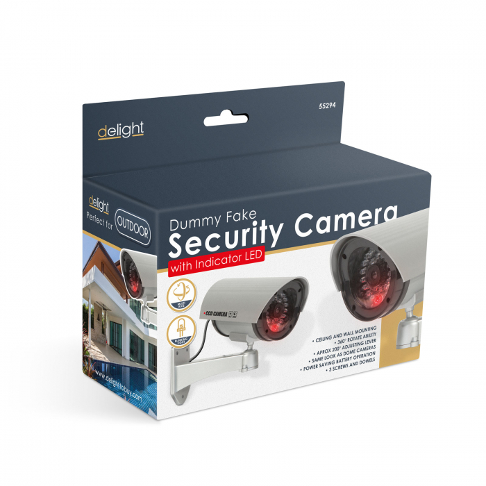 Camera falsa de supraveghere - 2 x AA - design camera de exterior [3]