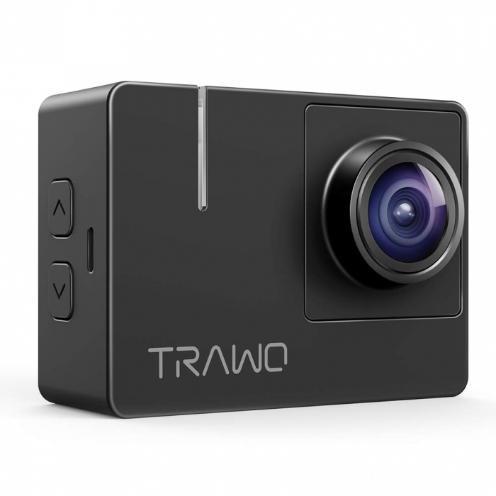 Camera video sport Apeman A100 TRAWO, 4K 50fps, Wi-Fi, Stabilizator imagine, waterproof 40m, 2-inch, 2 Acumulatori [2]
