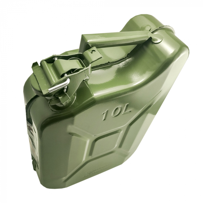 Canistra metalica pentru combustibili capacitate 10 l - culoare verde [4]