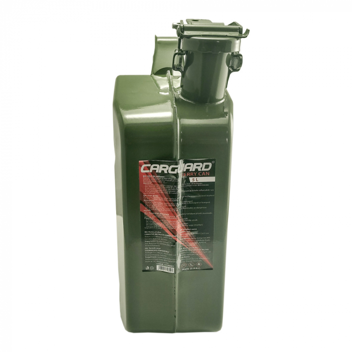Canistra metalica mini capacitate 5L pentru combustibili - culoare verde [3]