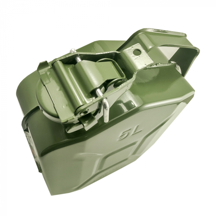 Canistra metalica mini capacitate 5L pentru combustibili - culoare verde [4]