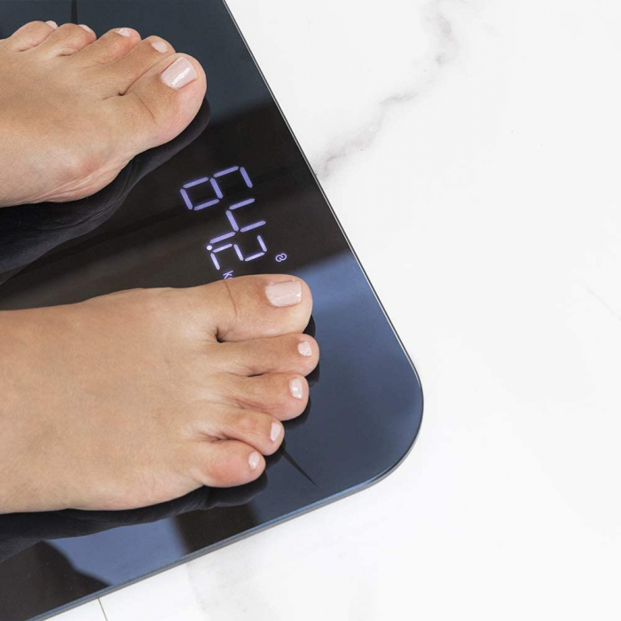 Cantar de baie Cecotec 4152 Surface Precision 9750 Smart Healthy, Maxim 180Kg, FourPrecision, TenBIA, Functie BabyWeight, Afisaj LED [4]