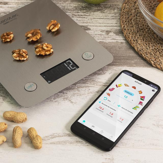 Cantar de bucatarie Smart Cook Control 10000 Connected, 5 Kg, 1 g, tara, Bluetooth, masurare proteine, carbohidrati, grasimi, solide, lichide [3]