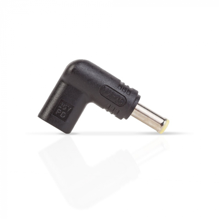 Adaptor 90 grade - Tip-C -> DC 5,5 x 3,0 mm - Samsung - 20V [3]