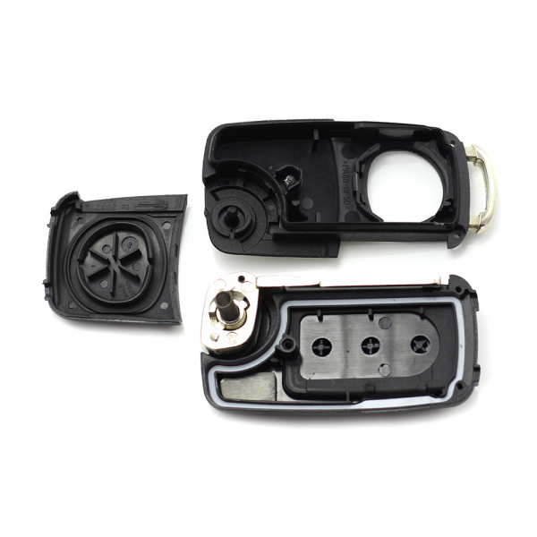 CARGUARD - Audi A8 - Carcasă cheie tip briceag cu 3 butoane, fără buton de panică [3]