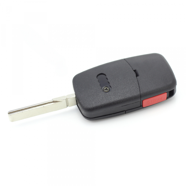 CARGUARD - Audi - carcasă cheie tip briceag, 2+1 butoane, cu buton panică și baterie CR 2032 [8]