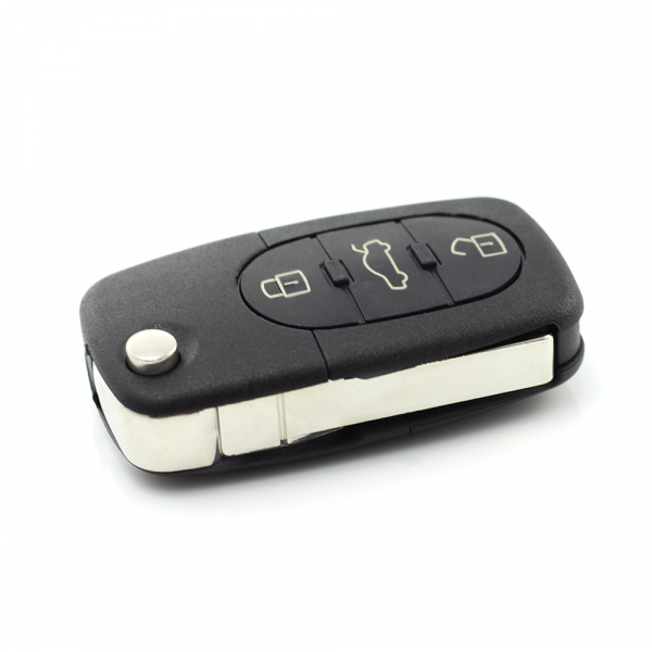 CARGUARD - Audi - carcasă cheie tip briceag cu 3+1 butoane (1 buton de panică) și baterie 1616 [2]
