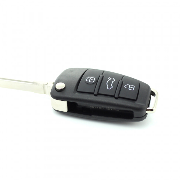 CARGUARD - Audi - model nou - carcasă cheie tip briceag, cu 3 butoane [3]