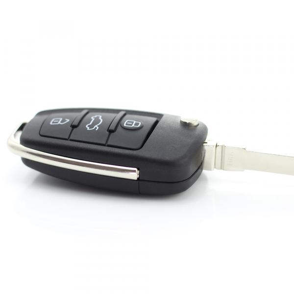 CARGUARD - Audi - model nou - carcasă cheie tip briceag, cu 3 butoane [11]