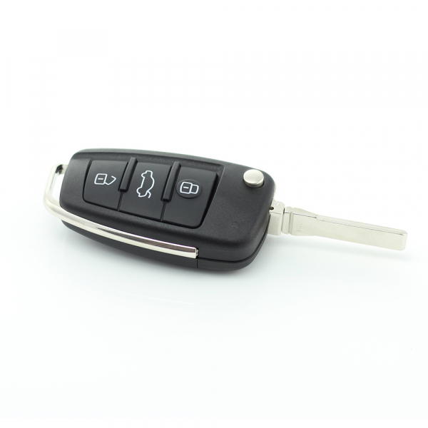 CARGUARD - Audi - model nou - carcasă cheie tip briceag, cu 3 butoane [2]