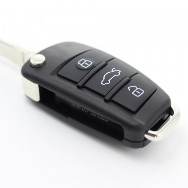 CARGUARD - Audi - model nou - carcasă cheie tip briceag, cu 3 butoane [4]