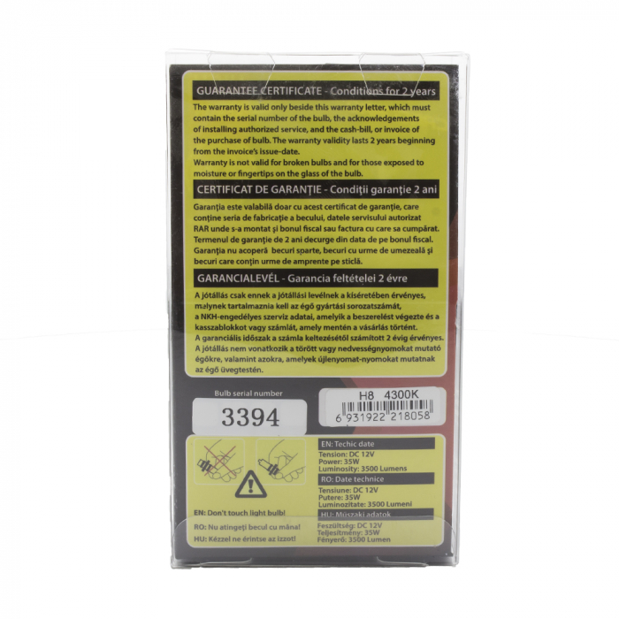 CarGuard - bec Xenon H8-4,3K [4]