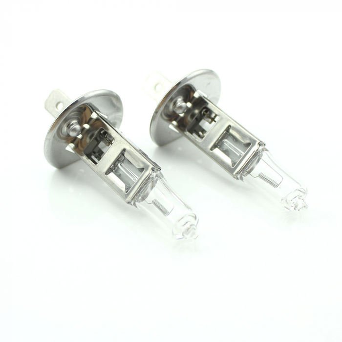 CARGUARD - Set de 2 becuri Halogen H1, 55W, +50% Intensitate - LONG LIFE [4]
