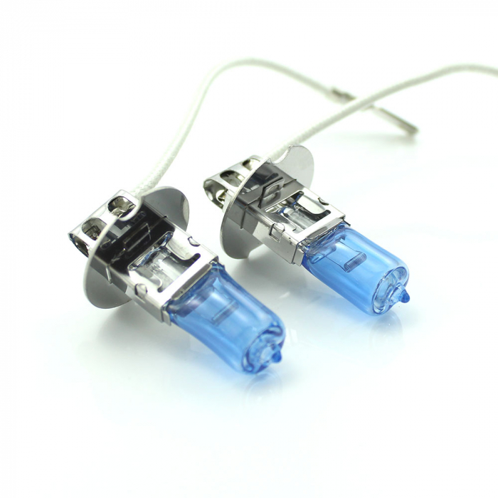 CARGUARD - Set de 2 becuri Halogen H3 +100% Intensitate - LONG LIFE [2]