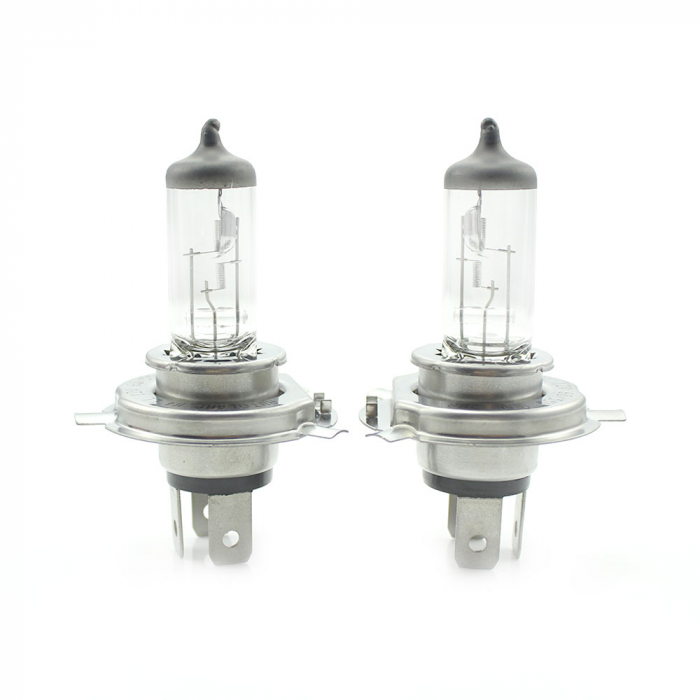 CARGUARD - Set de 2 becuri Halogen H4, 55W, +50% Intensitate - LONG LIFE [3]