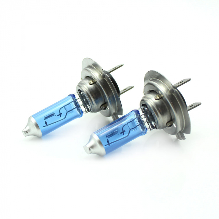 CARGUARD - Set de 2 becuri Halogen H7, 100W +130% Intensitate - LONG LIFE [4]