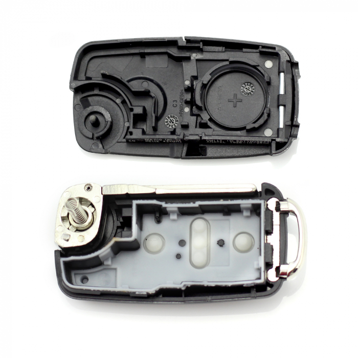 Carcasă cheie tip briceag, cu 3 butoane pentru Volkswagen 2010 + (MK6) [3]