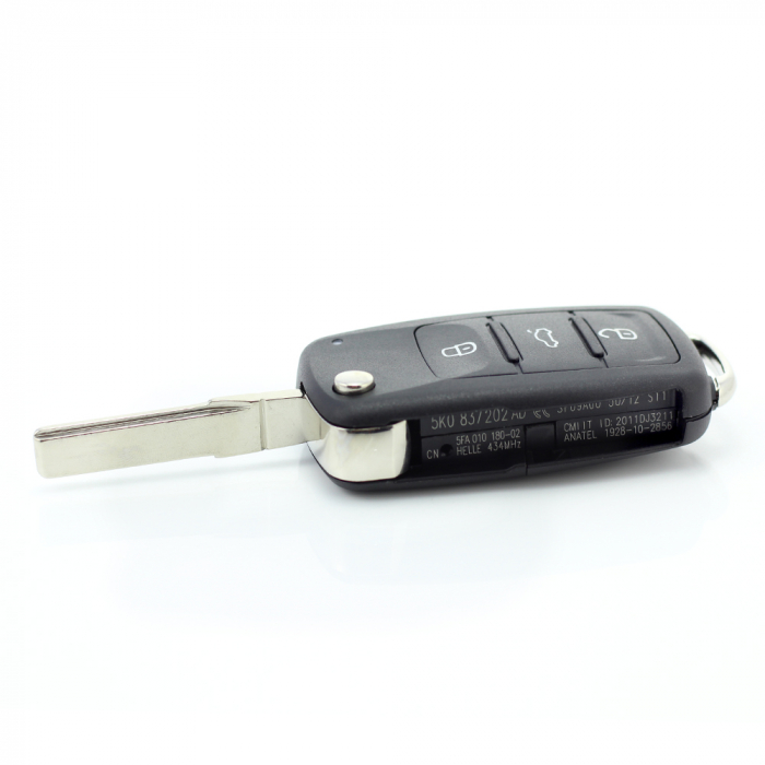 Carcasă cheie tip briceag, cu 3 butoane pentru Volkswagen 2010 + (MK6) [4]