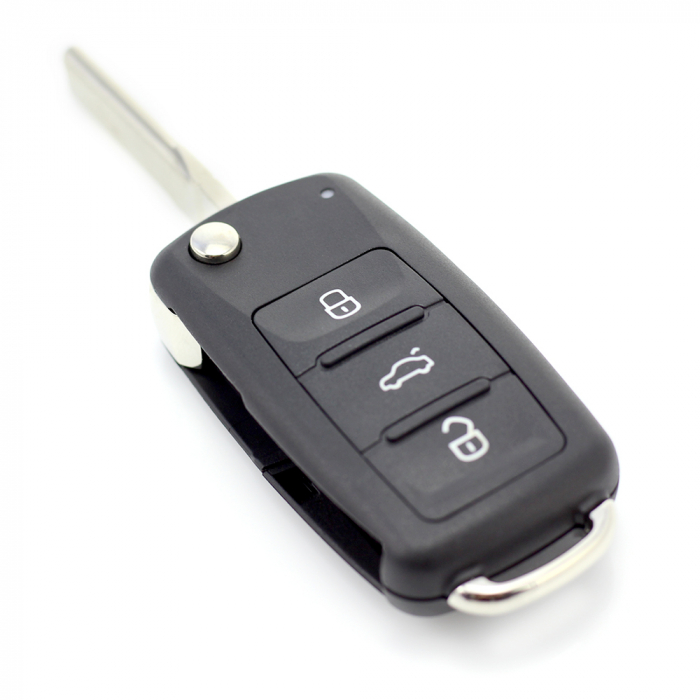 Carcasă cheie tip briceag, cu 3 butoane pentru Volkswagen 2010 + (MK6) [5]