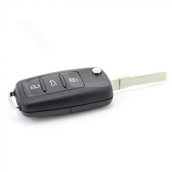 Carcasă cheie tip briceag, cu 3 butoane pentru Volkswagen 2010 + (MK6) [6]
