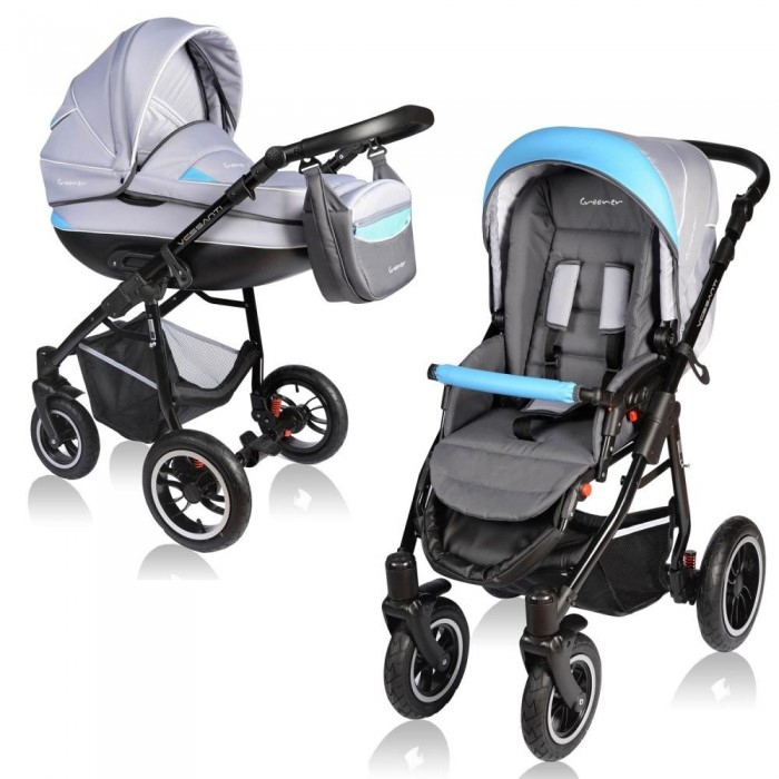 Carucior VESSANTI Crooner 2 in 1 - Blue/Gray [1]
