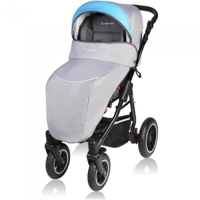 Carucior VESSANTI Crooner 3 in 1 - Blue/Gray [5]