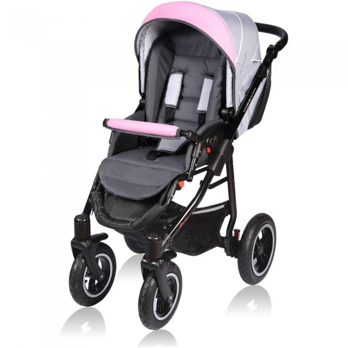 Carucior VESSANTI Crooner 3 in 1 - Pink/Gray [4]